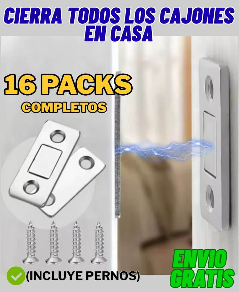Cierre magnético para cajones (16 Packs)