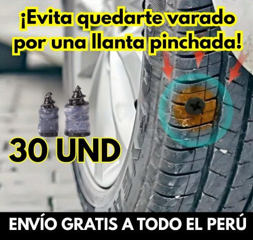 CLAVOS DE REPARACION PARA LLANTA 30 UND