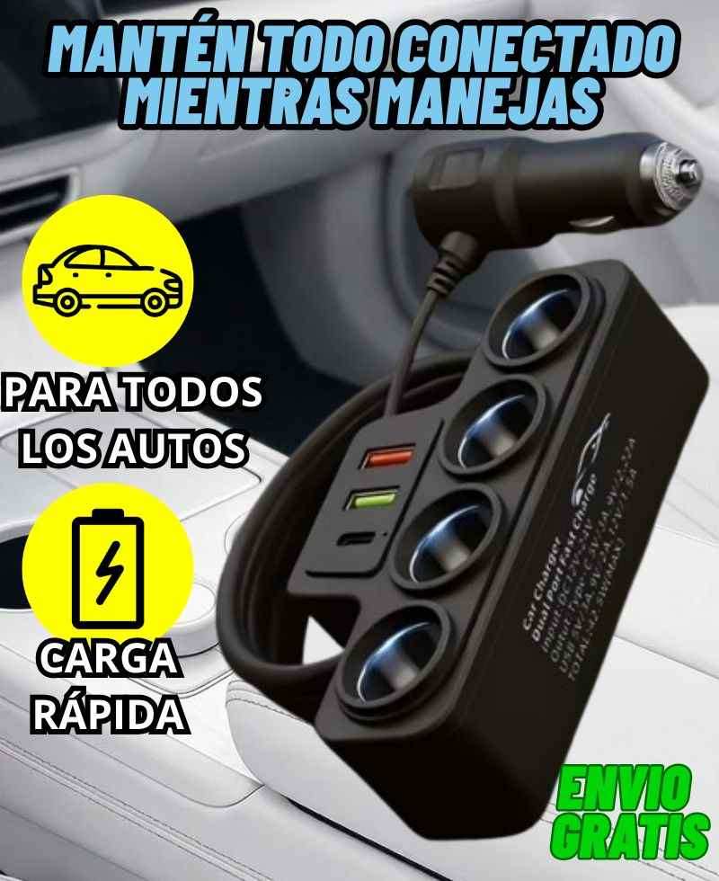 Adaptador de Cigarrera 7 en 1