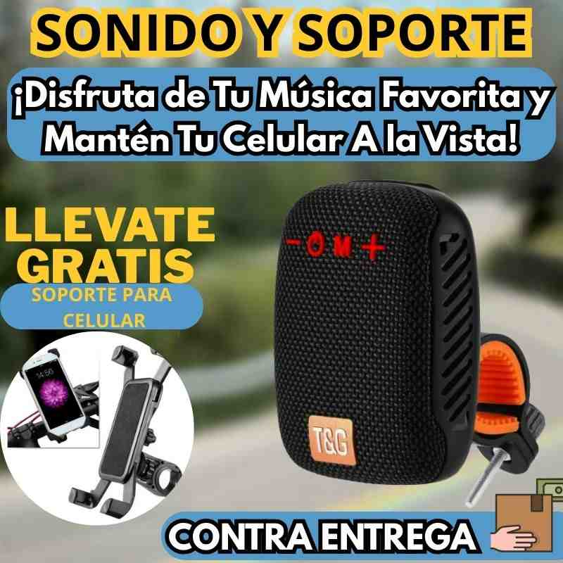 Parlante Portatil para Bici, Moto o Scooter