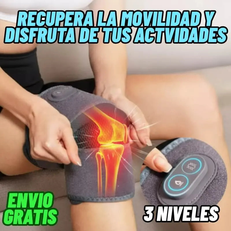 Rodillera de masaje con calor