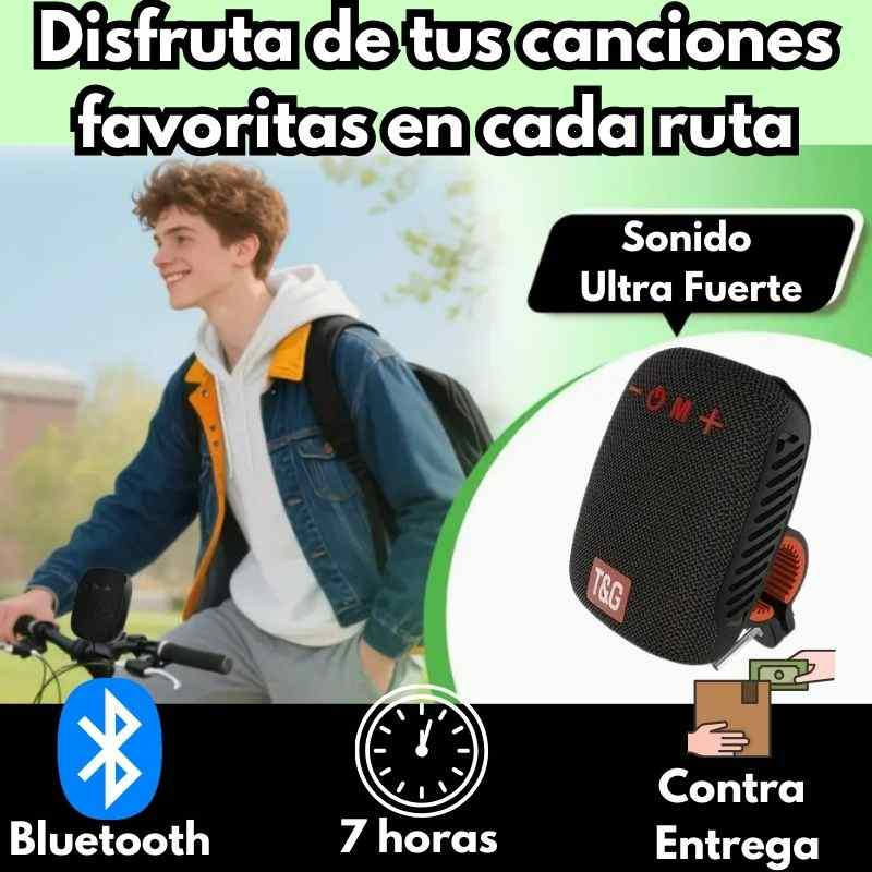 Parlante para Bicicleta, Moto y Scooter