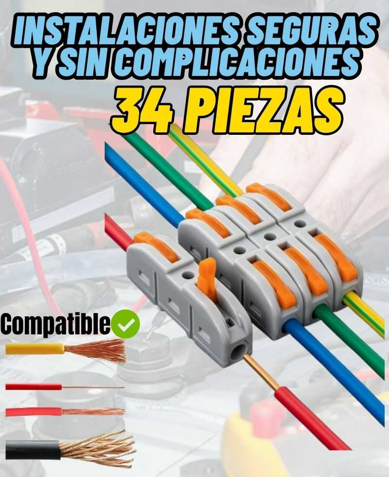 Conectores de cables - 34 Piezas