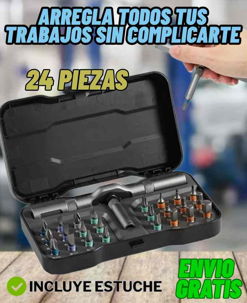 Juego de Destornilladores 24 en 1