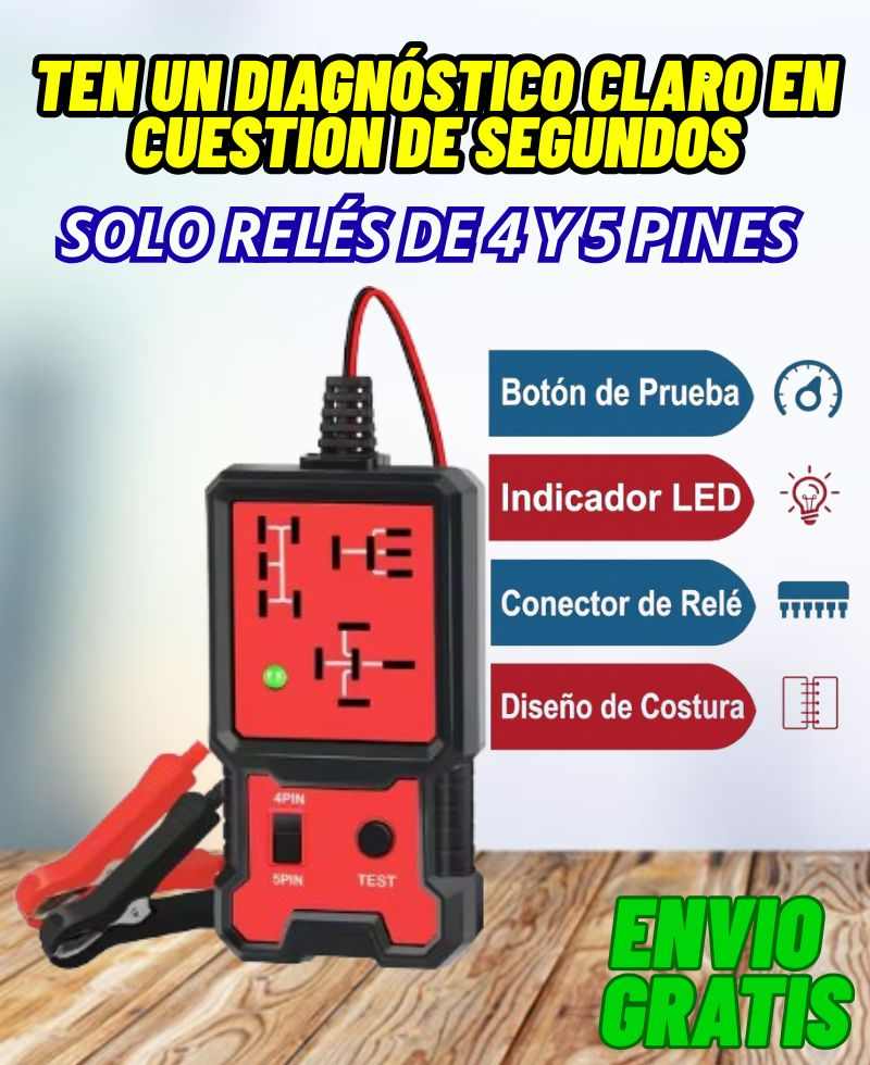 Probador de Relé | Para Baterías de 12 y 24 V