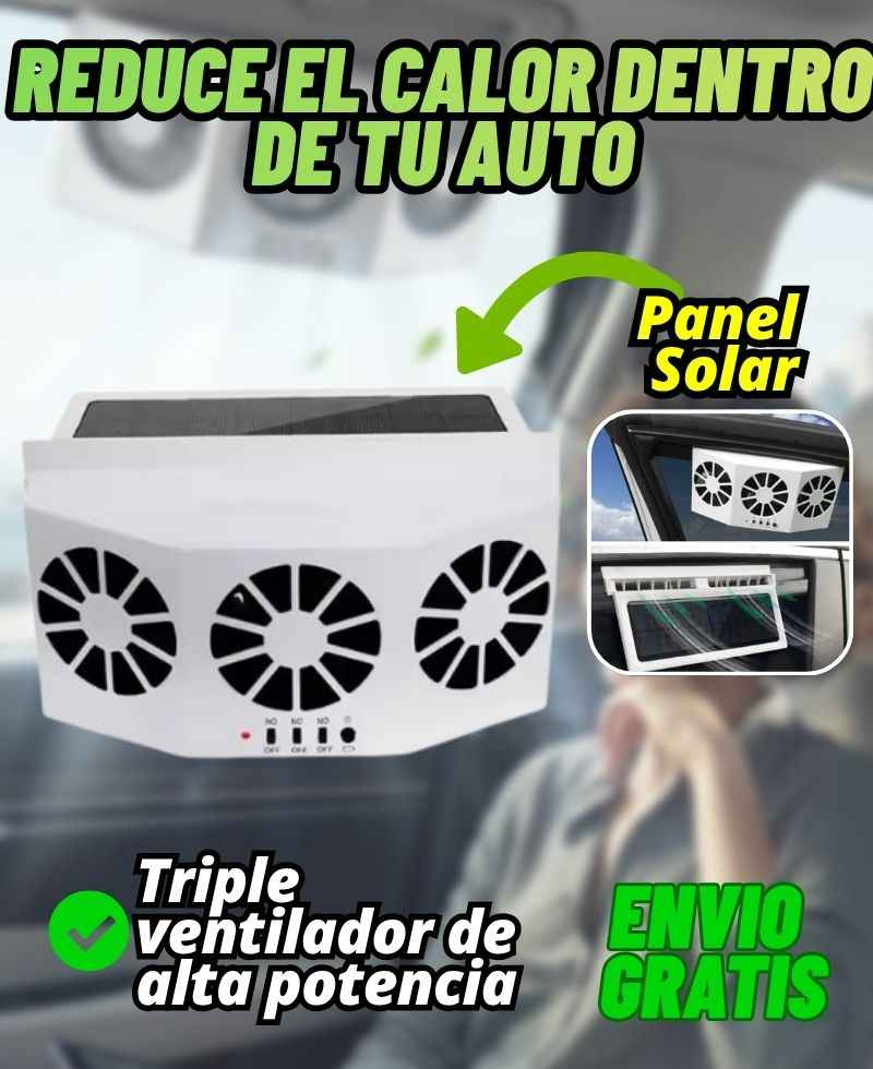 Ventilador Solar de Ventana